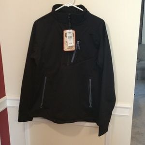 Womens Performance Fleece half zip. NWT Large